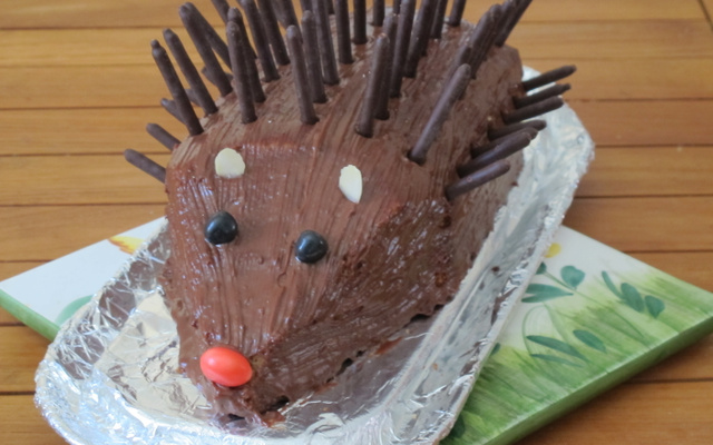 Gâteau hérisson d'anniversaire