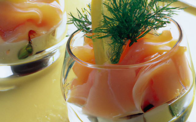 Verrines de saumonade