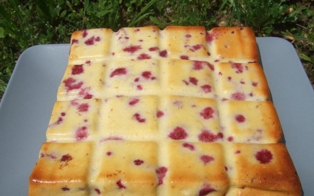 Fondant framboise chocolat blanc