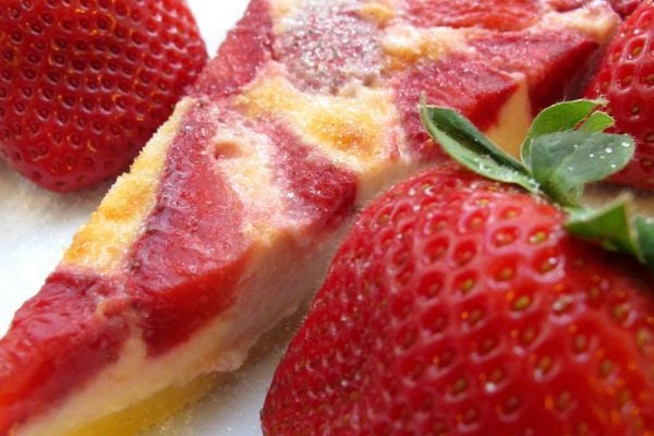 Tarte  fraises banane
