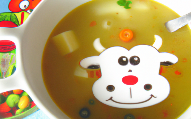Soupe à La Vache Qui Rit pour enfants