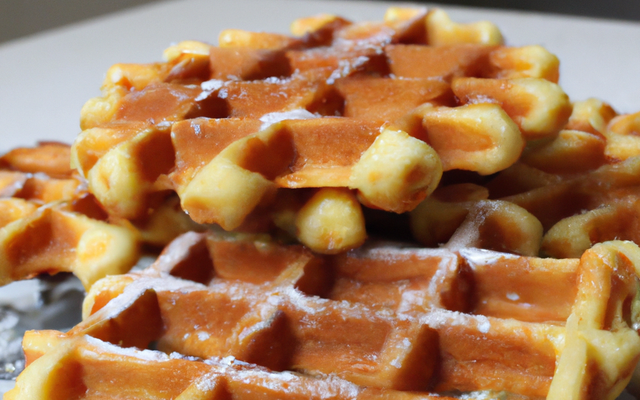 Gaufres sucrées façon gaufres de liège