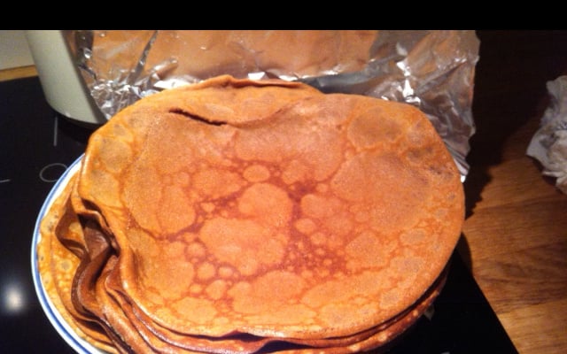 Pâte à crêpes au Nutella