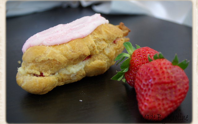 Eclair à la fraise