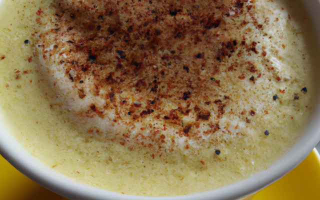 Cappuccino de moutarde à l'ancienne