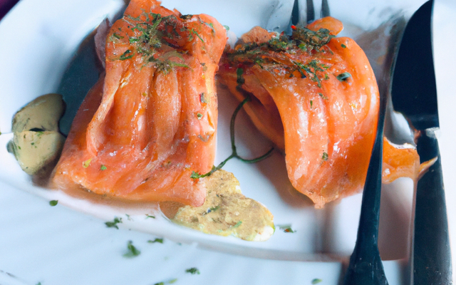 Aumônière au deux saumons