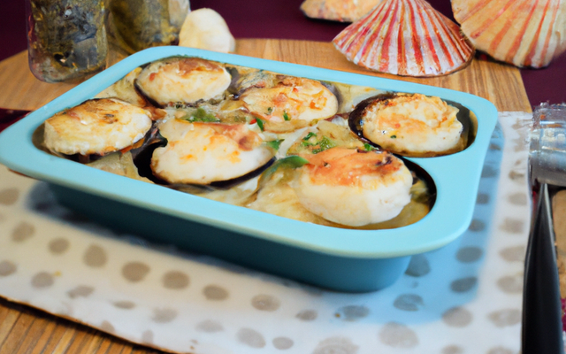 Cassolettes de Saint-Jacques à la nantaise