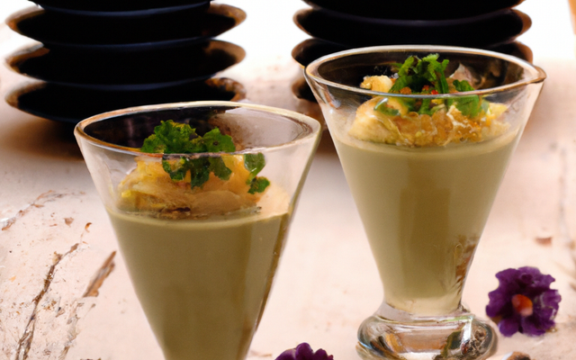 Verrines à la mousse de chou-fleur faciles