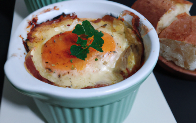 Œufs cocotte gratinés