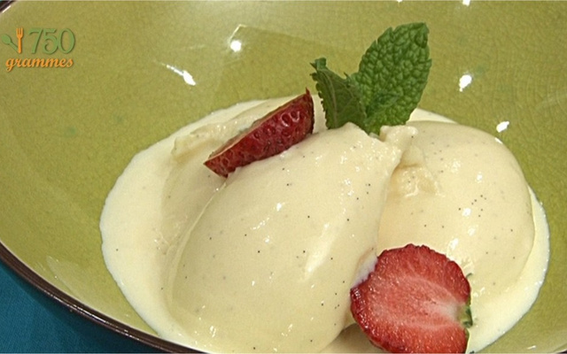 Glace à la vanille