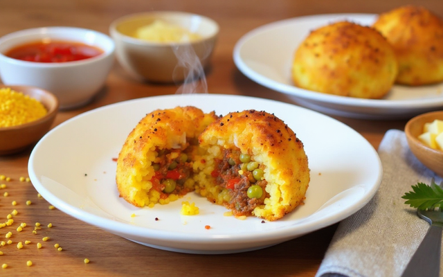 Arancini, boulettes de riz farcies siciliennes