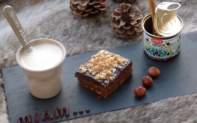 Pause sucrée chocolat /marron façon brownie