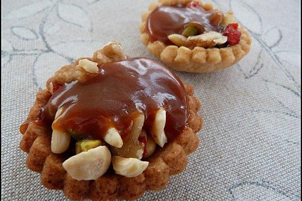 Tartelettes aux fruits secs