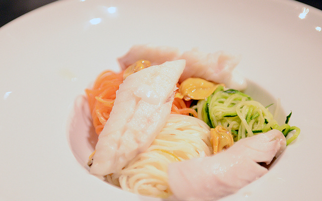 Waterzooï de poisson et œuf parfait