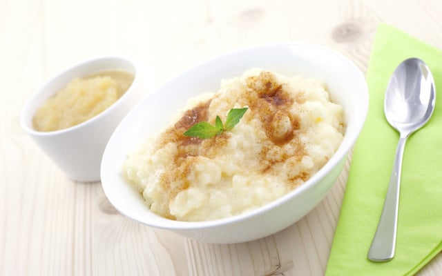 Riz au lait aux pommes