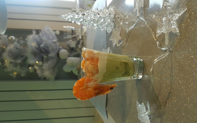 Verrines à l'avocat et crevettes