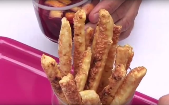 Allumettes apéritives au fromage