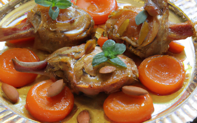 Cuisses de lapin aux abricots secs