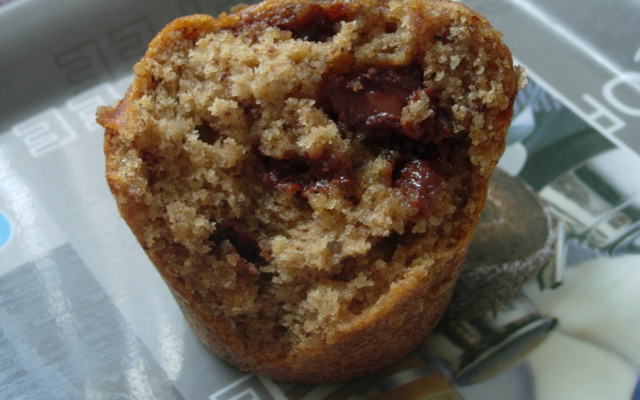 Muffins noisette-pralinoise sans beurre