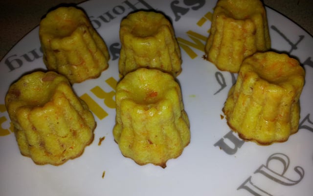 Cannelés lardons et carottes