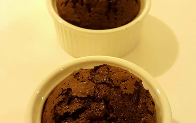 Fondant cœur chocolat