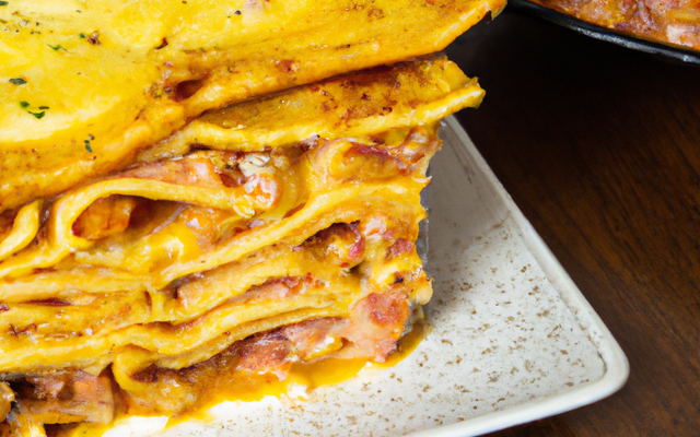 Lasagnes aux 2 jambons