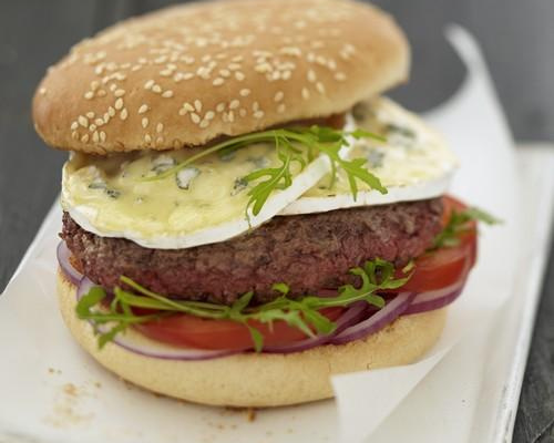 Bresse-burger : le burger au Bresse Bleu