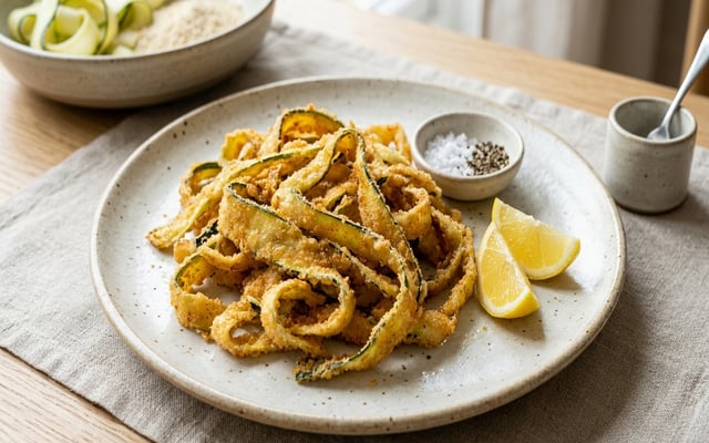 Tagliatelles de courgettes maison