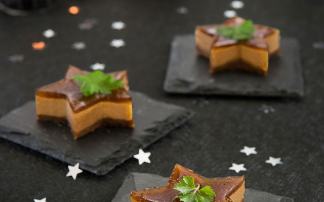 Cheese-cakes au foie gras et à la confiture de figues