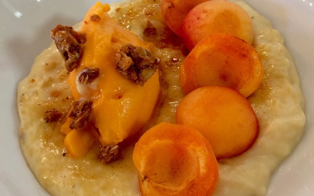 Crème catalane à l'abricot