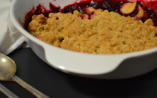 Crumble aux fruits rouges de grand-mère