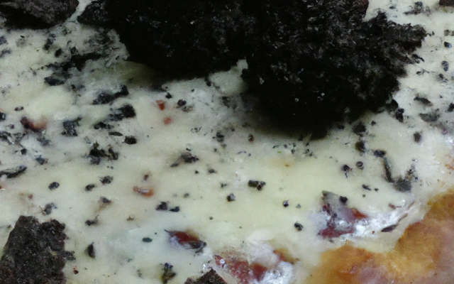 Pizza à la truffe noire