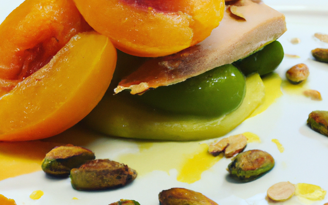 L'abricot pistache et foie gras M&A