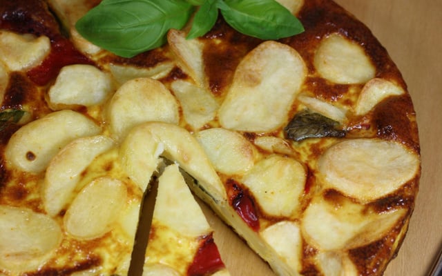 Frittata de pommes de terre, Mayonnaise et Moutarde