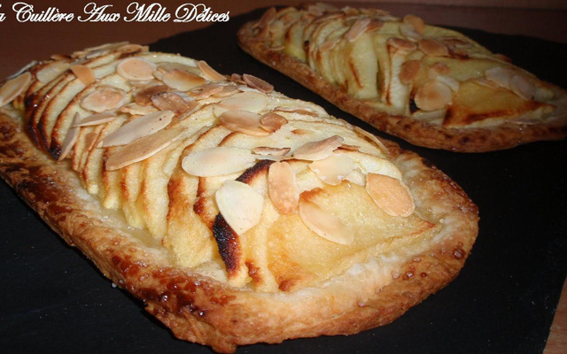 Semelle aux pommes et amandes effilées