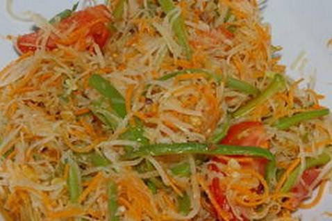 Salade de papaye verte inratable