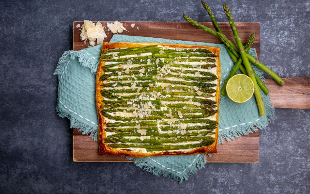 Tarte aux asperges