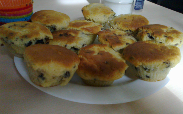 Muffins gourmand aux pépites de chocolat