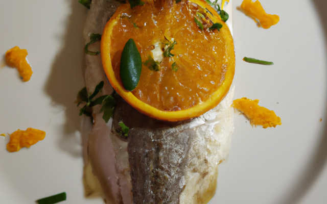 Dorade royale à l'orange