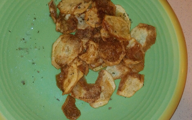 Chips de pommes de terre maison