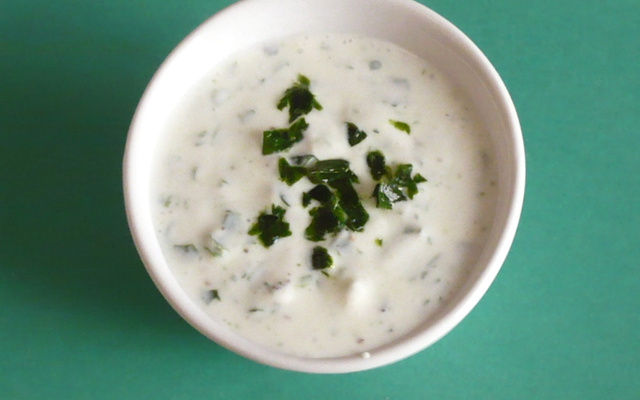 Sauce bulgare au persil