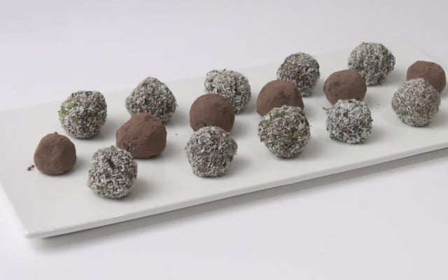 Petites truffes au chocolat