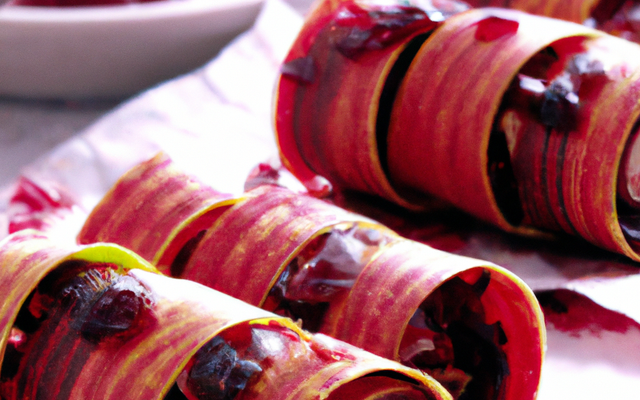 Roulés de fruits rouges