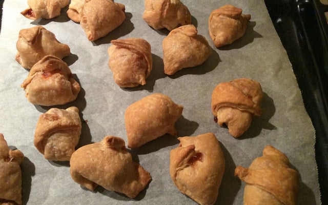 Croissants au saumon