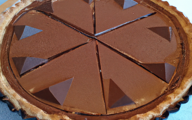 Tarte aux trois chocolats