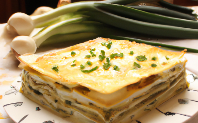 Lasagnes de poireaux