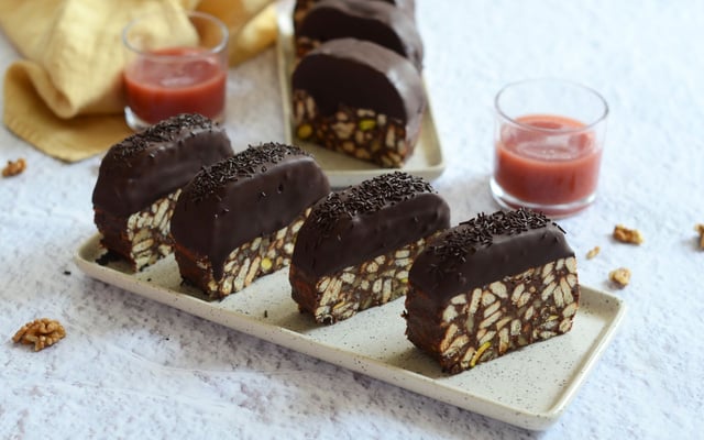 Rolls aux biscuits et au chocolat