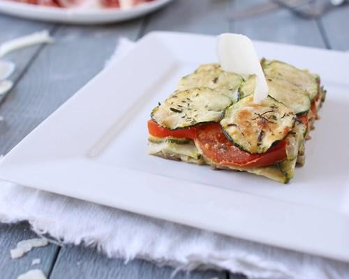 Tian provençal à la Moutarde et au parmesan