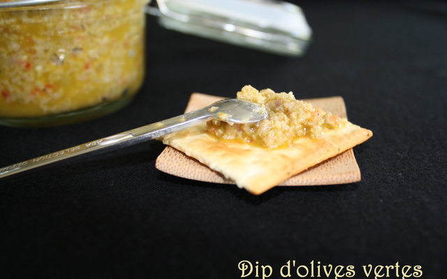 Dips d'olives vertes