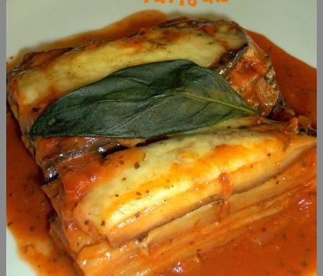 Gratin d'aubergines au parmesan